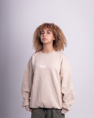 Beige Crewneck