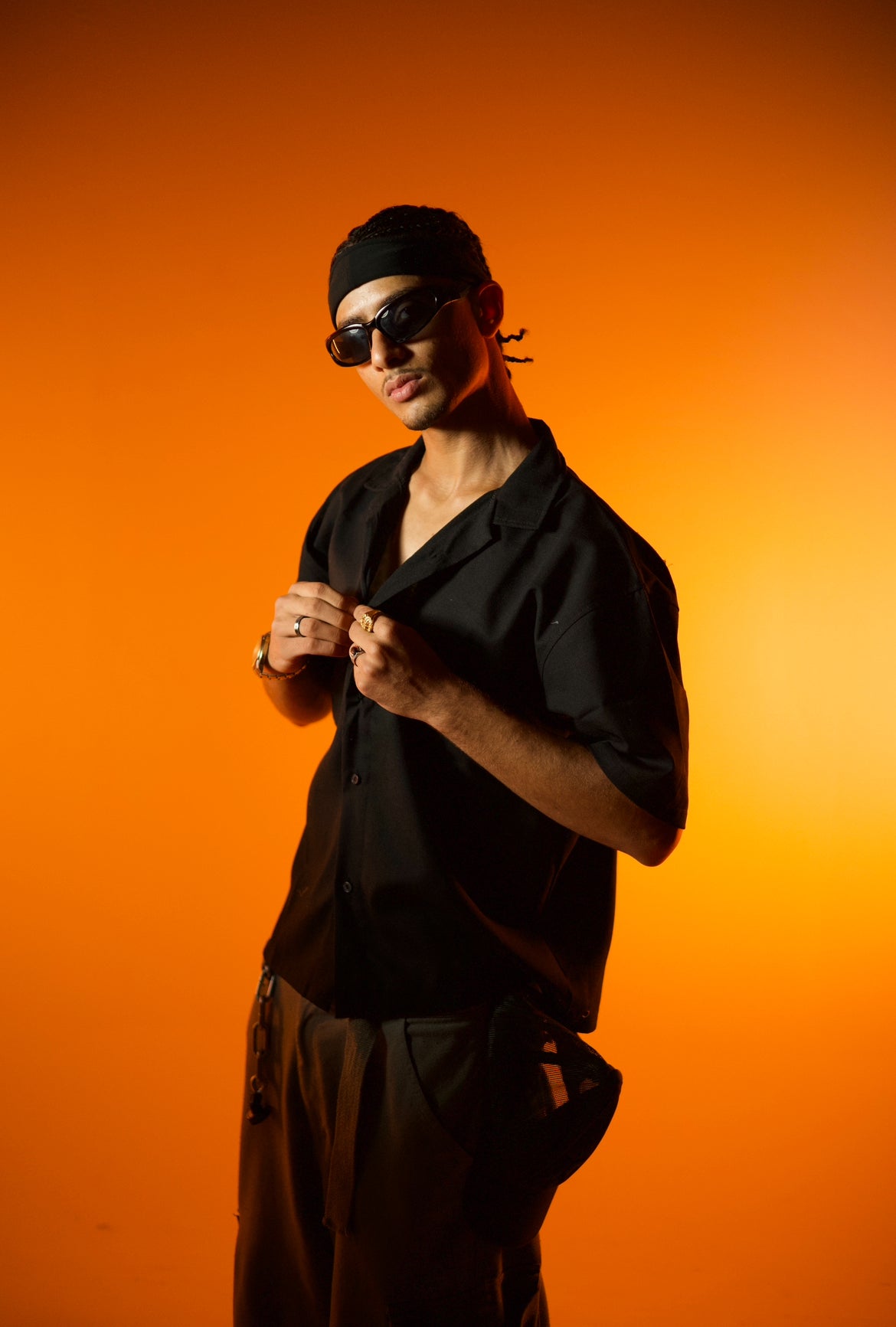 Black Linen Shirt