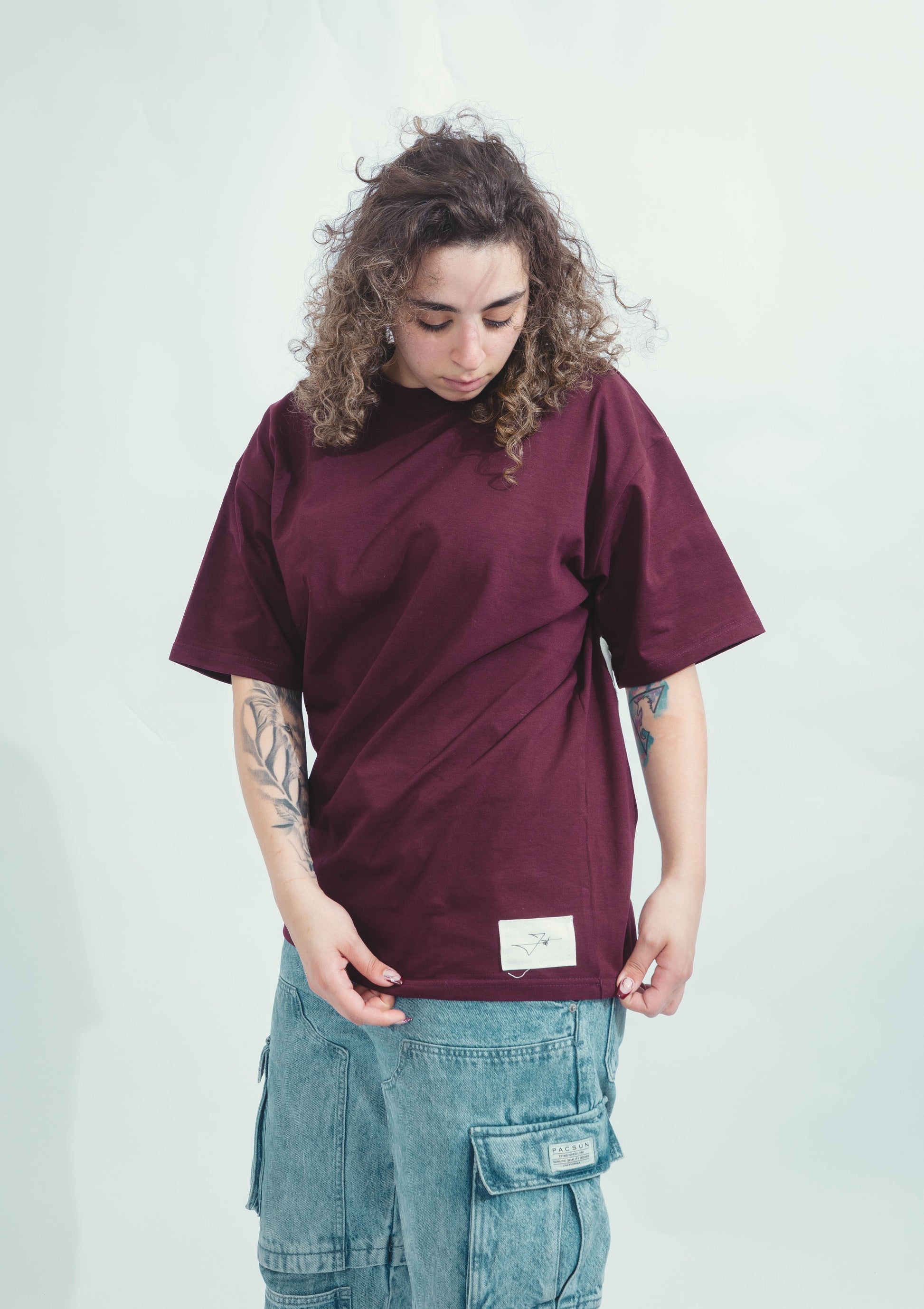 Maroon Z-T-shirt