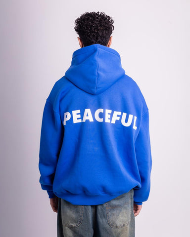 Peaceful blue Hoodie